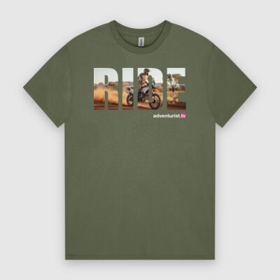 RIDE 890 - Outback - sleeve logo - men’s tee Thumbnail
